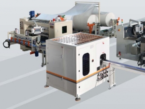 全自動軟抽面巾紙封盒生產(chǎn)線