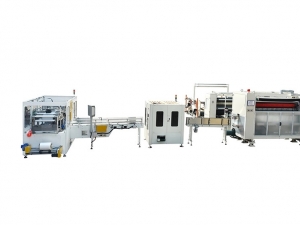 全自動分疊擦手紙機生產線